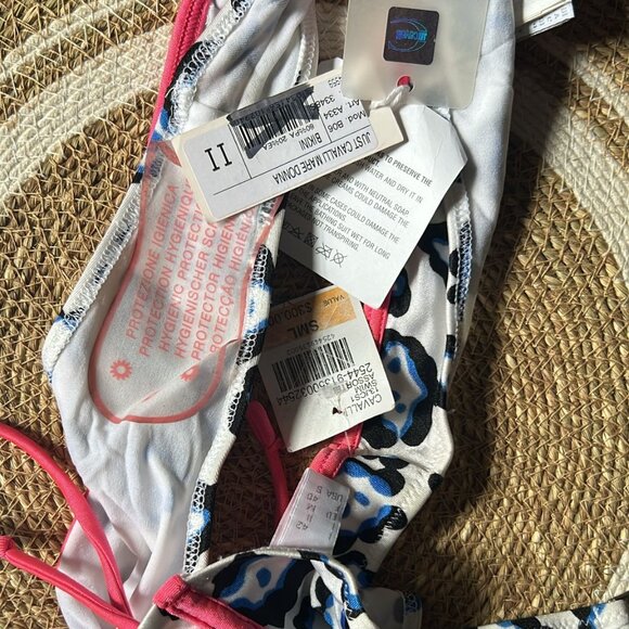$300 JUST CAVALLI  swimsuit beachwear size 42 Italy , 6 Us - Picture 4 of 13